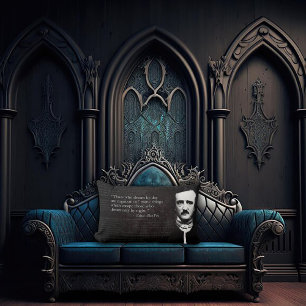 Gothic Edgar Allan Poe  Lendenkissen