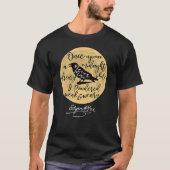 Gothic Edgar Allan Poe The Raven Literary T-Shirt (Vorderseite)