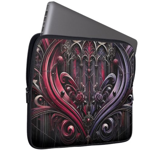 Gothic Electronics Sleeve mit Kathedrale Design (Vorne Rechts)