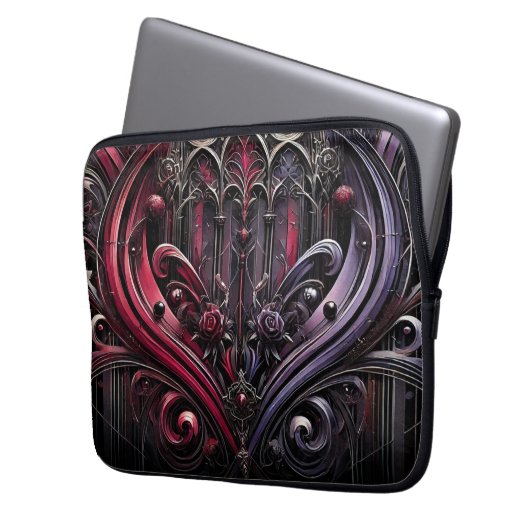 Gothic Electronics Sleeve mit Kathedrale Design (Vorderseite Links)