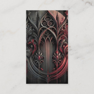 Gothic Elegance Business Card Visitenkarte