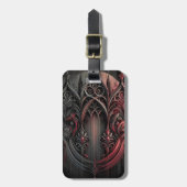 Gothic Elegance Gepäckmarke Gepäckanhänger (Vorderseite vertikal)