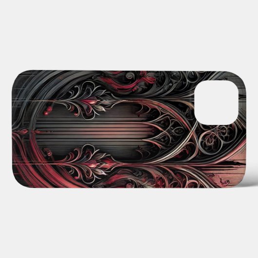 Gothic Elegance iPhone Case (Rückseite (Horizontal))