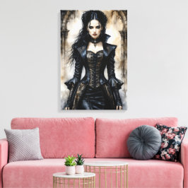 Gothic Elegance Leinwanddruck