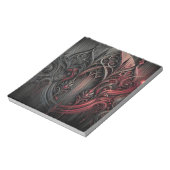Gothic Elegance Notepad Notizblock (Rotiert)