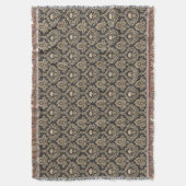 Gothic Elegance Skull Damask Decke (Vorderseite Vertikal)