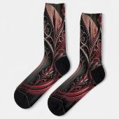 Gothic Elegance Socks Socken (Linkes Detail)