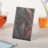 Gothic Elegance Table Zelt Sign Sockelschild (In SItu)