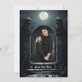 Gothic Elegant Gate Foto Save the Date (Vorderseite)