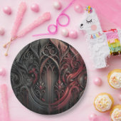 Gothic-Eleganz-Papierteller Pappteller (Party)