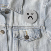 Gothic-Emo-Gesicht Button (Beispiel)