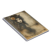 Gothic Enchantress Notizbuch Notizblock (Rechte Seite)