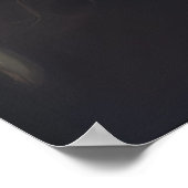 Gothic Engel Spiegelreflexion Skelett Kunst Poster (Ecke)