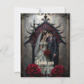 Gothic Eternal Love  Dankeskarte (Vorderseite)