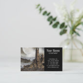 Gothic Europe Mittelalterliche Fantasy Renaissance Visitenkarte (Stehend Vorderseite)