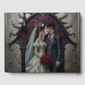 Gothic Ewige Liebe Gästebuch (Rückseite)