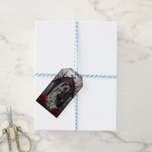 Gothic Ewige Liebe  Geschenkanhänger (Mit Garn)