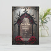Gothic Ewige Liebe  Save The Date (Stehend Vorderseite)
