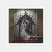 Gothic Ewige Liebe  Serviette (Vorderseite)