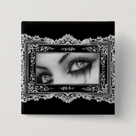 Gothic Eyes Button (Vorderseite)
