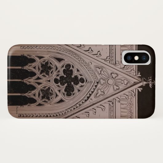Gothic façade iPhone / iPad case (Rückseite (Horizontal))