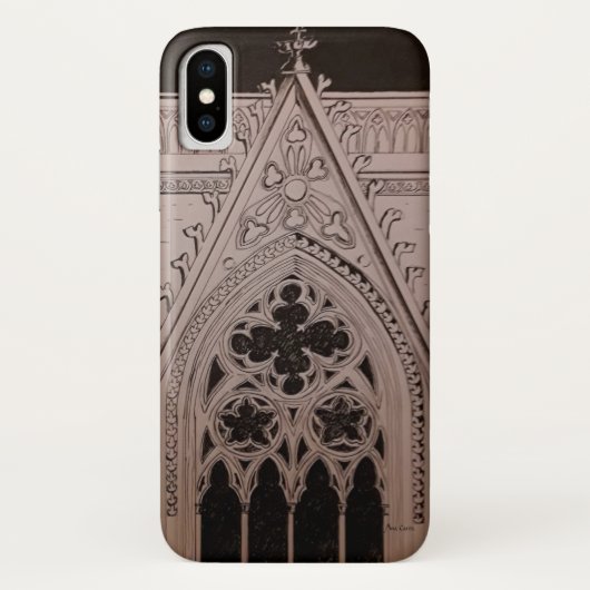 Gothic façade iPhone / iPad case (Rückseite)