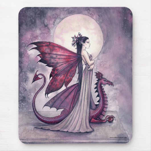 Gothic Fairy and Dragon Mousepad (Vorne)