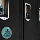 Gothic Fairy Aquamarin Gown | Deep Midnight Green Magnet