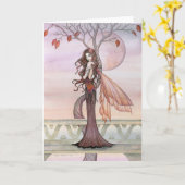 Gothic Fairy Card von Molly Harrison Karte (Gelbe Blume)