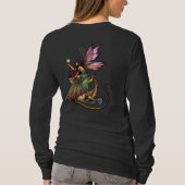 Gothic Fairy Dragon Long Sleeve T - Shirt (Rückseite)
