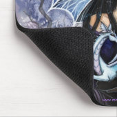 Gothic Fairy Dragon Mousepad von Molly Harrison (Ecke)