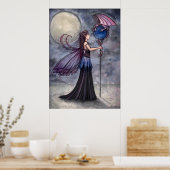 Gothic Fairy Dragon Poster Print by Molly Harrison (Küche)