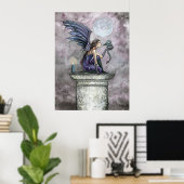 Gothic Fairy Dragon Poster Print by Molly Harrison (Heimbüro)