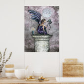 Gothic Fairy Dragon Poster Print by Molly Harrison (Küche)