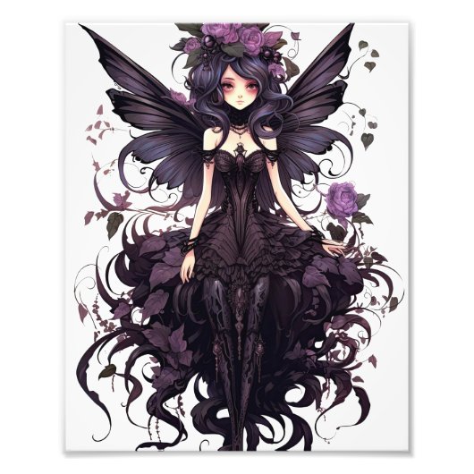 Gothic Fairy Fotodruck (Vorne)