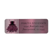 Gothic Fairy Fuchsia Gown | Punk Rock Pink Adresse (Vorne)
