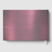 Gothic Fairy Fuchsia Gown | Punk Rock Pink Magenta Gästebuch (Rückseite)