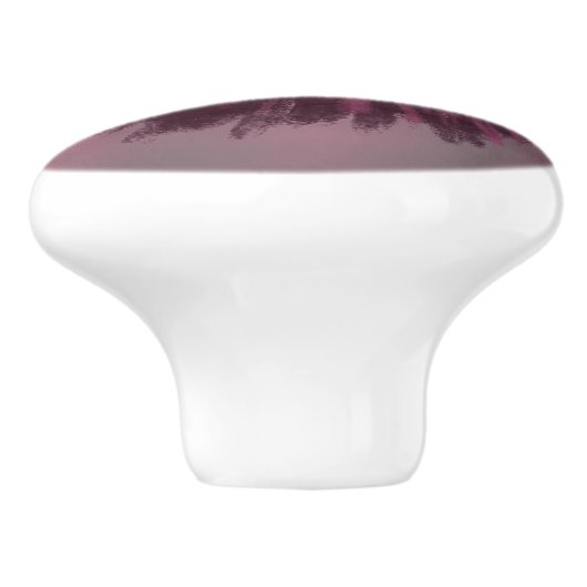 Gothic Fairy Fuchsia Gown | Punk Rock Pink Magenta Keramikknauf (Seitenansicht)