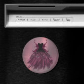 Gothic Fairy Fuchsia Gown | Punk Rock Pink Magenta Magnet