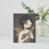 Gothic Fairy Gift Fantasy Art Postcard Postkarte (Stehend Vorderseite)