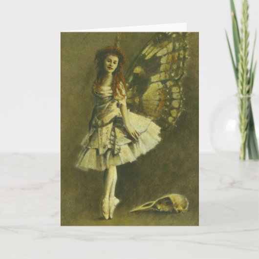 Gothic Fairy Greetings Card Karte (Vorderseite)