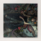 Gothic Fairy in einem Baum Puzzle (Horizontal)