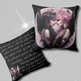 Gothic Fairy Märycore Whimsygoth Whimsical Goth Kissen