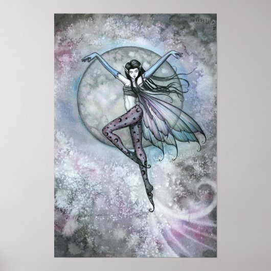 Gothic Fairy Poster Print (Vorne)