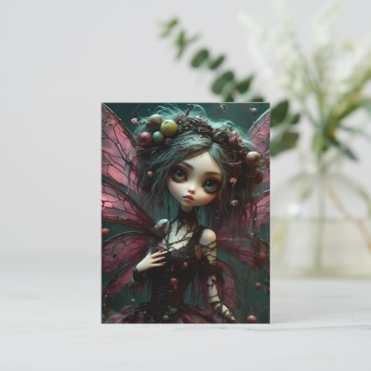 Gothic Fairy Postkarte (Stehend Vorderseite)