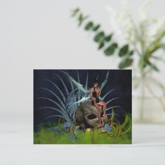 Gothic Fairy Postkarte (Stehend Vorderseite)