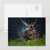 Gothic Fairy Postkarte (Vorne/Hinten)