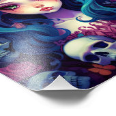 Gothic Fairy Skull Fotodruck (Ecke)