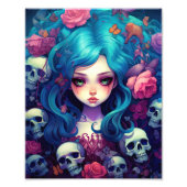 Gothic Fairy Skull Fotodruck (Vorne)