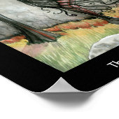 Gothic Fairy Unicorn Poster (Ecke)